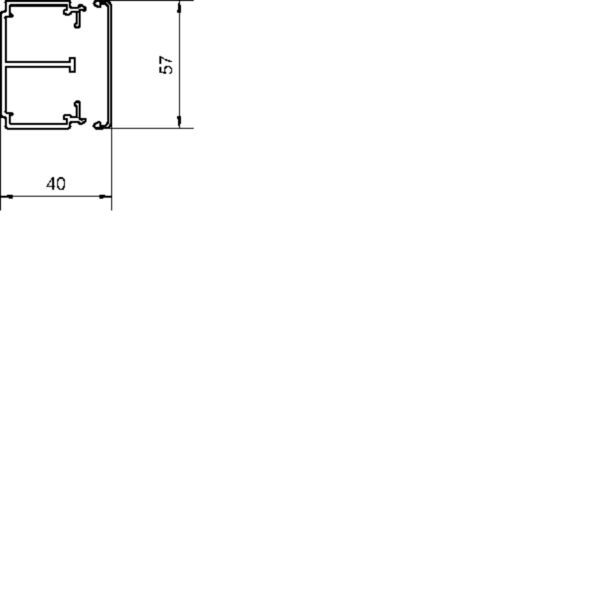 2 M Tehalit Leitungsführungskanal LF 40x60mm vw LF4006109016