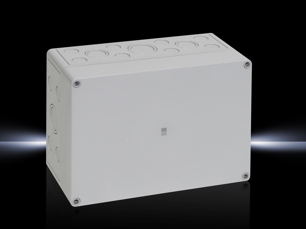 Rittal Klemmengehäuse IP66, m.Deckel grau PK 9521.050