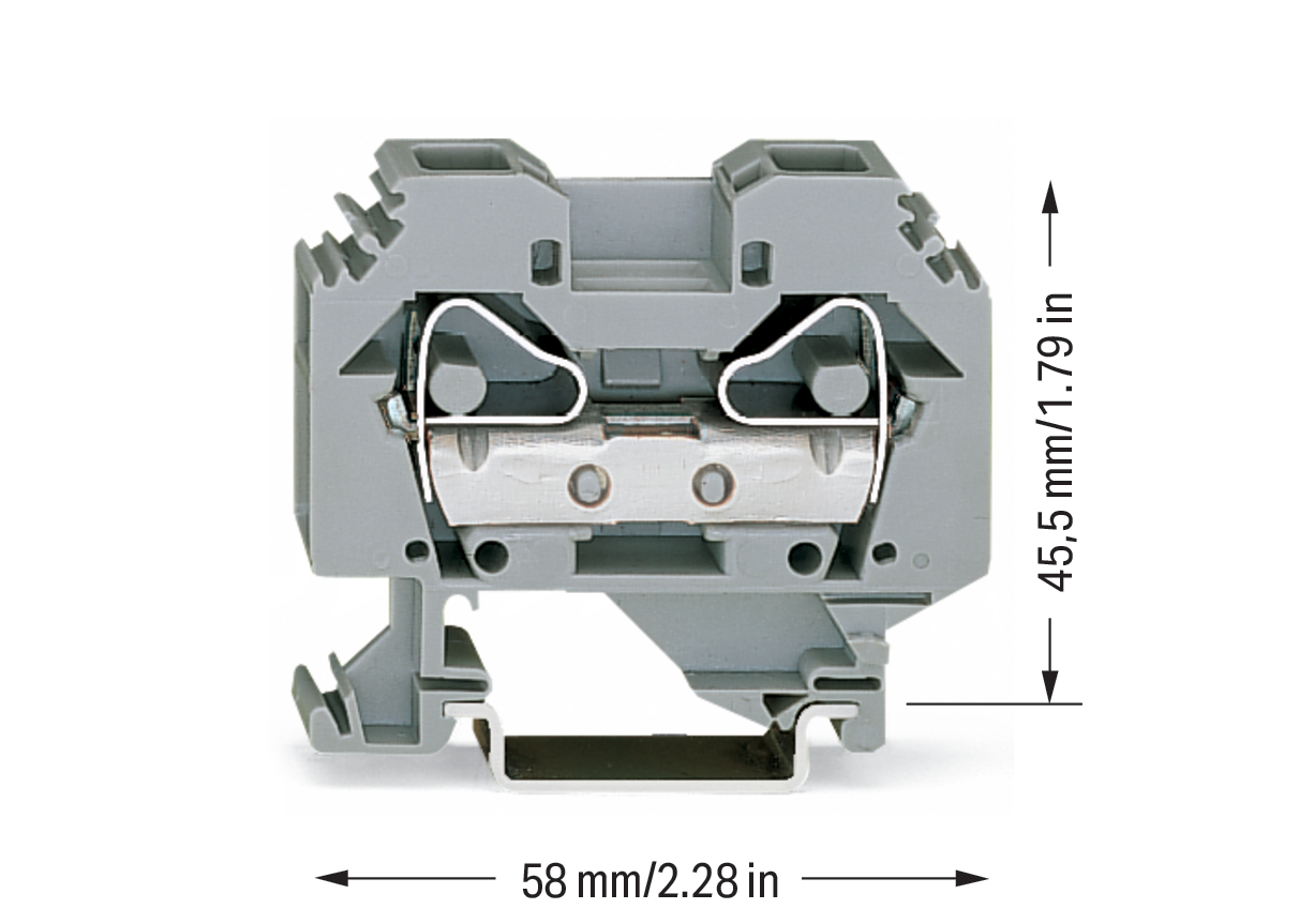 WAGO GmbH & Co. KG Durchgangsklemme 0,2-16mmq grau 283-101