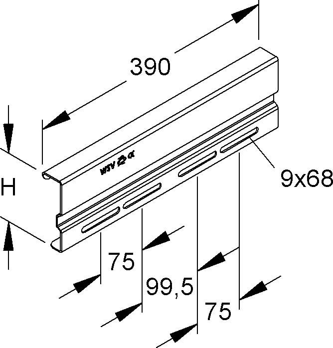 Niedax Stosstellenverbinder WSV 105.390