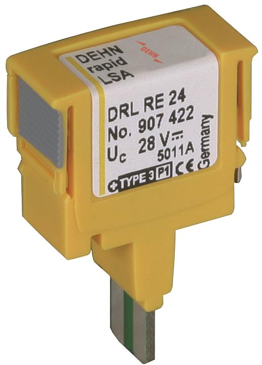 DEHN ÜS-Ableiter DEHNrapid LSA Schutzstecker DRL RE 24