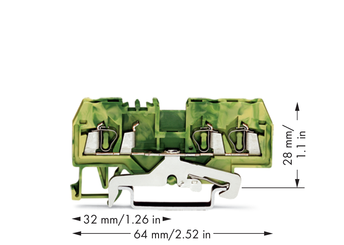 WAGO GmbH & Co. KG Schutzleiterklemme gn/ge 0,08-2,5qmm 280-687 WAGO GmbH & Co. KG Schutzleiterklemme gn/ge 0,08-2,5qmm 280-687