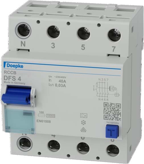 Doepke FI-Schalter DFS4 040-4/0,03-A