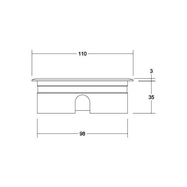 Brumberg Leuchten LED-Bodeneinbauleuchte V4A IP67 14037223