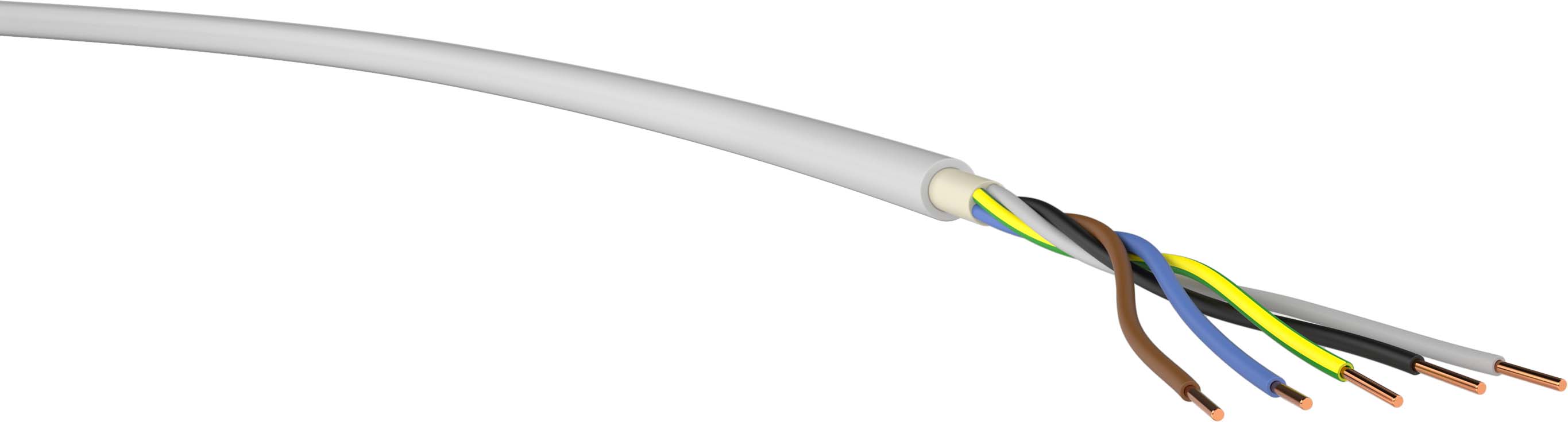 50 M Verschiedene-Diverse K+L NYM-J 5x1,5 Eca Ri.50 Mantelltg Feuchtraum NYM-J 5x1,5 Eca