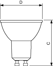Signify Lampen LED-Reflektorlampe D5,5-50W930GU10 25° MLEDspotEx #70763000
