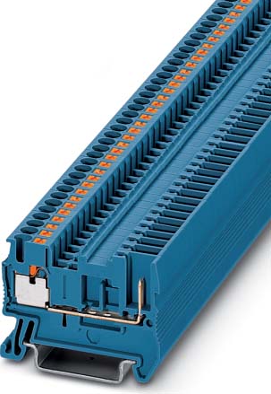 Phoenix Contact Durchgangsreihenklemme 0,14-4qmm, 5,2mm, bl PT 2,5/1P BU Phoenix Contact Durchgangsreihenklemme 0,14-4qmm, 5,2mm, bl PT 2,5/1P BU
