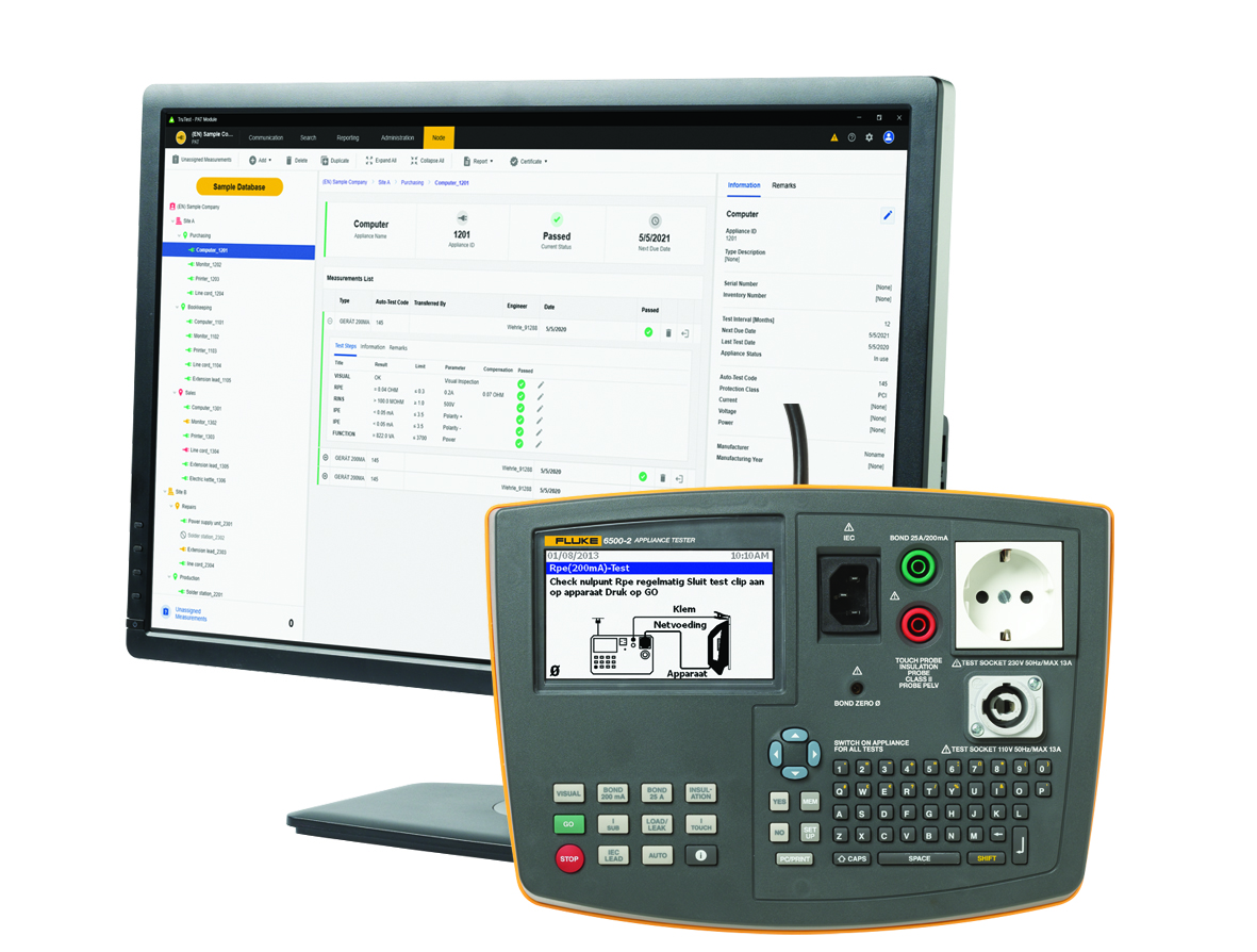 Fluke Gerätetester-Kit inkl.TruTestSoftware 6500-2 DE KIT 2