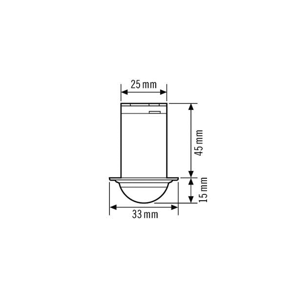 ESYLUX Deckenbewegungsmelder EB, 360 Grad MD-C 360i/8 mini