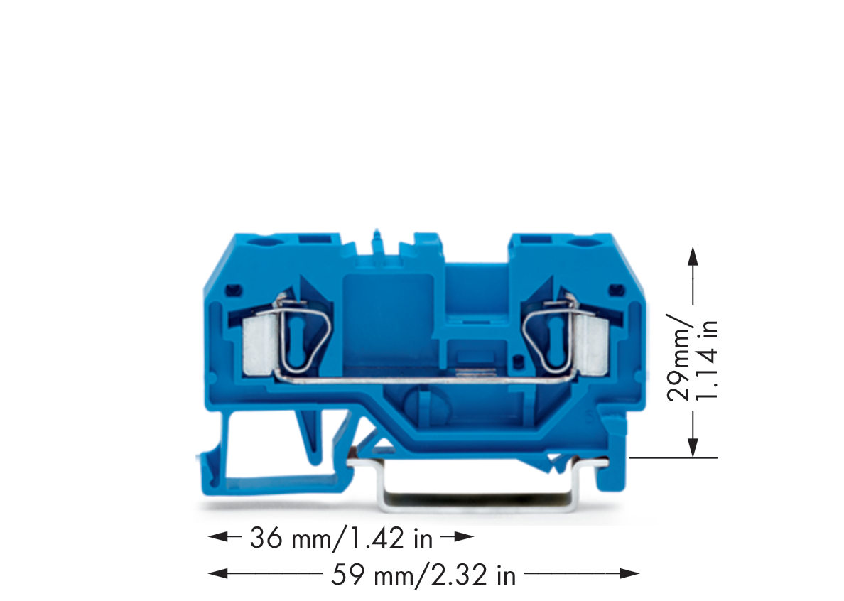 WAGO GmbH & Co. KG Durchgangsklemme bl 0,08-4qmm 281-904
