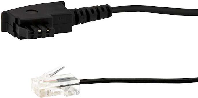 E+P Elektrik DSL-Anschlusskabel 3m TAE-F/RJ45 Stecker T 180/3