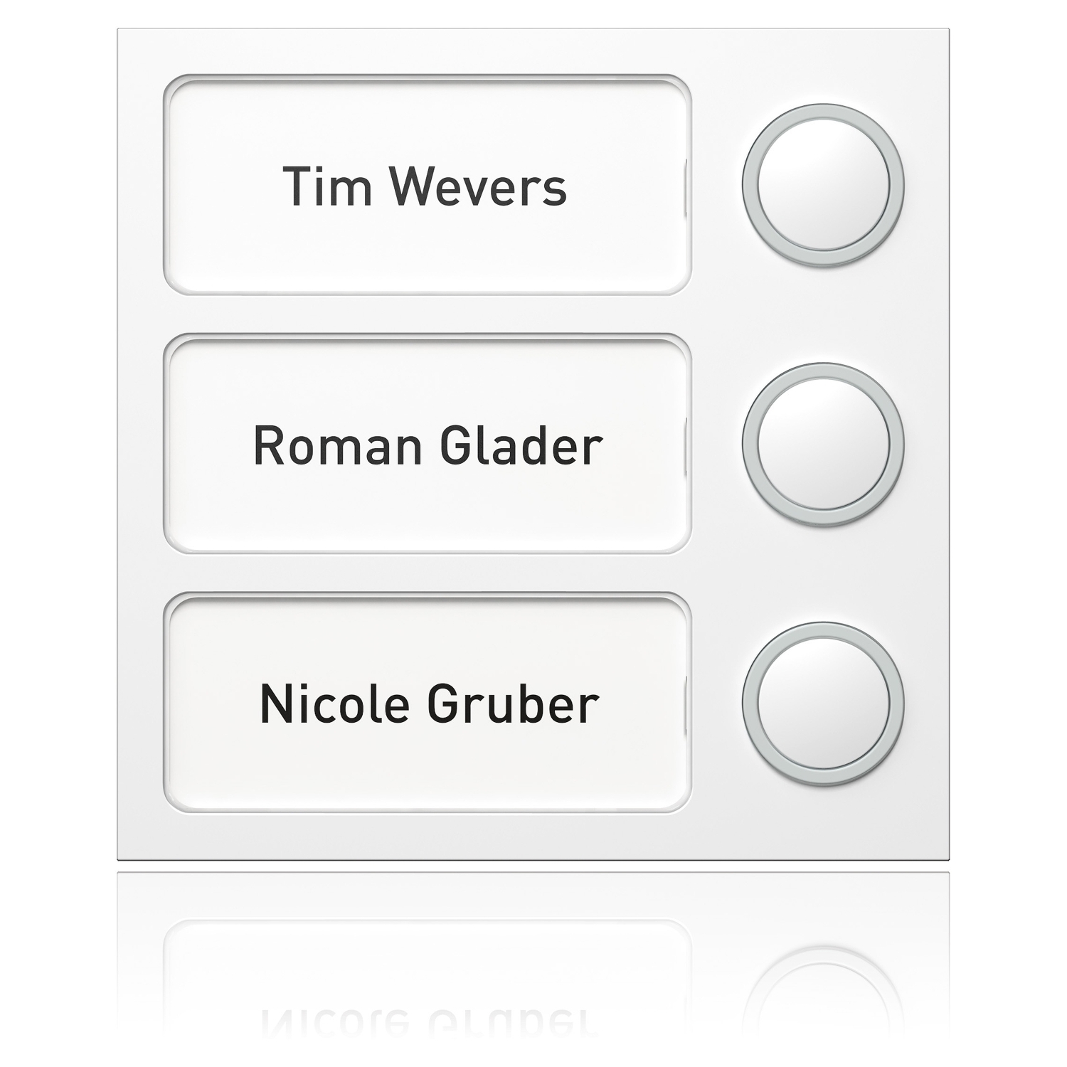 Ritto Portier Tastenmodul ws 3 Tasten,95x95x33mm 1875370