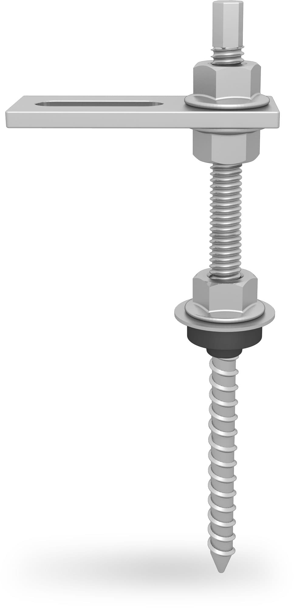 K2 Systems Stockschraube M10x180, vormontiert 2000120