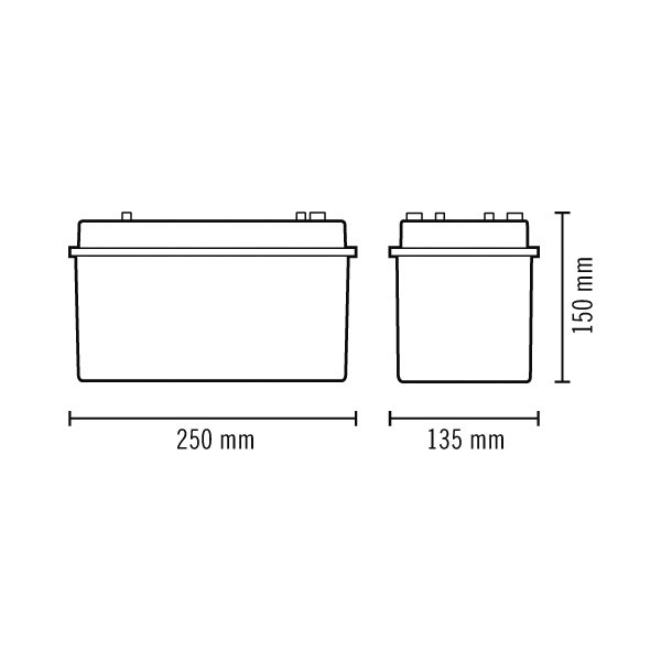ESYLUX ESYLUX Notleuchte 21m EKW 2,5W SLB EL LED 3h 21mSM