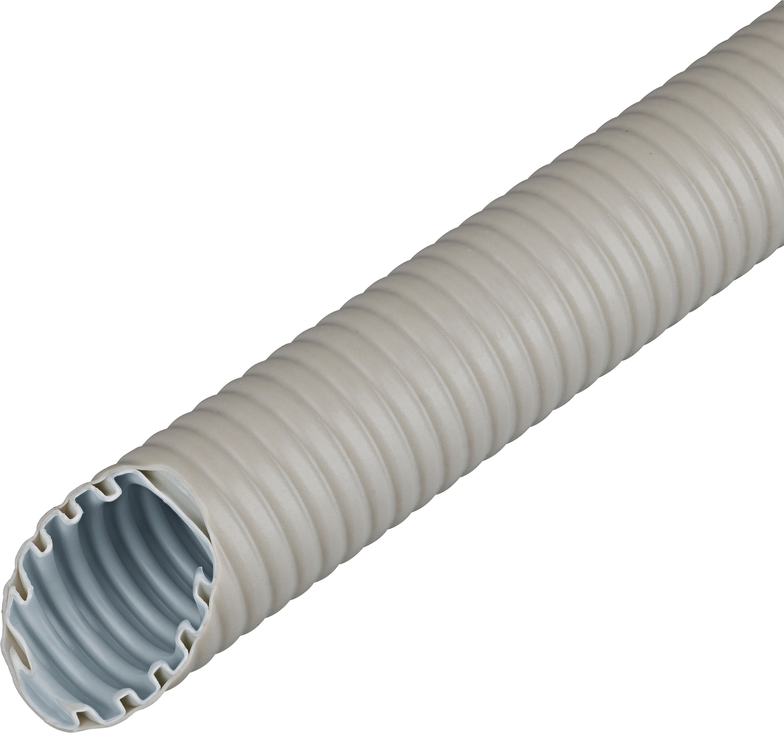 50 M Fränkische Kunststoff-Wellrohr mittel 20,0x14,2 biegsam FFKuS-EM-F 20 gr