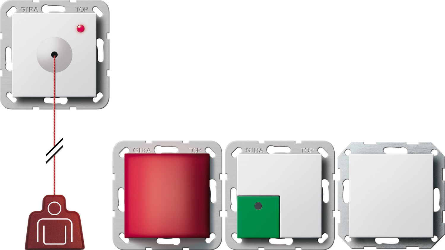 Gira Notrufset System 55 rws 291403