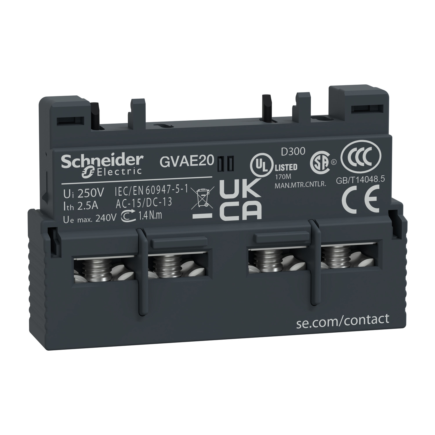 Schneider Electric Hilfsschalter 2S GVAE20