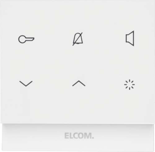 Elcom Innenstation-Audio eckig2Dpolarws glänz REK221Y