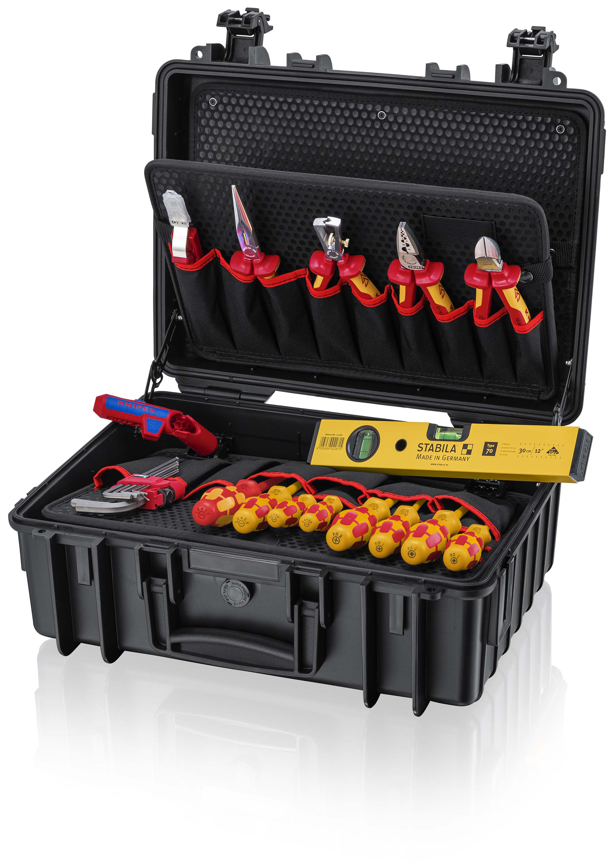 Knipex-Werk Werkzeugkoffer 24-tlg. sw robust23 Start Elekt 00 21 34 HL S2