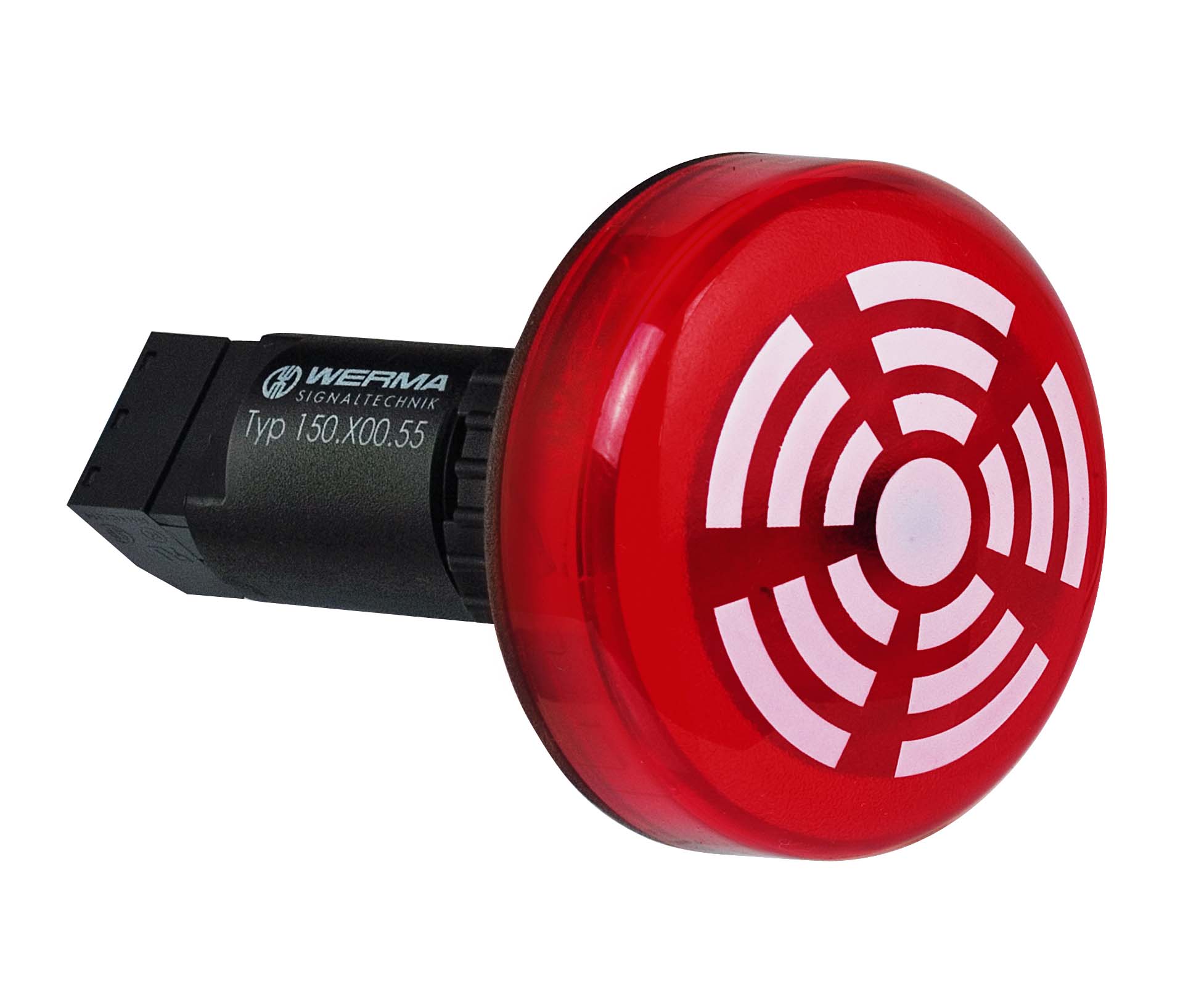Werma LED/Summer Kombination 24 V DC rot 15010055