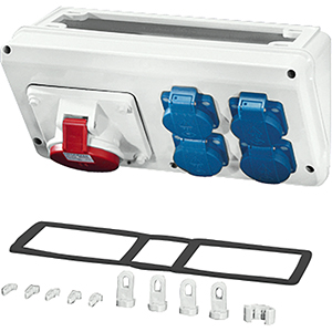 Hensel Mi Connection Box 16A,5p,400V,6h Mi CB 16