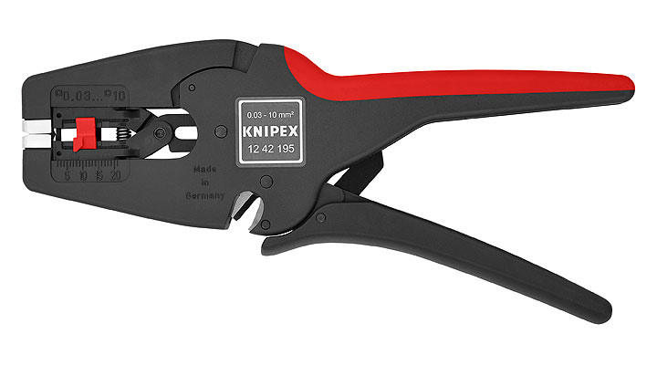 Knipex-Werk Abisolierzange automatisch, 195mm 12 42 195 SB