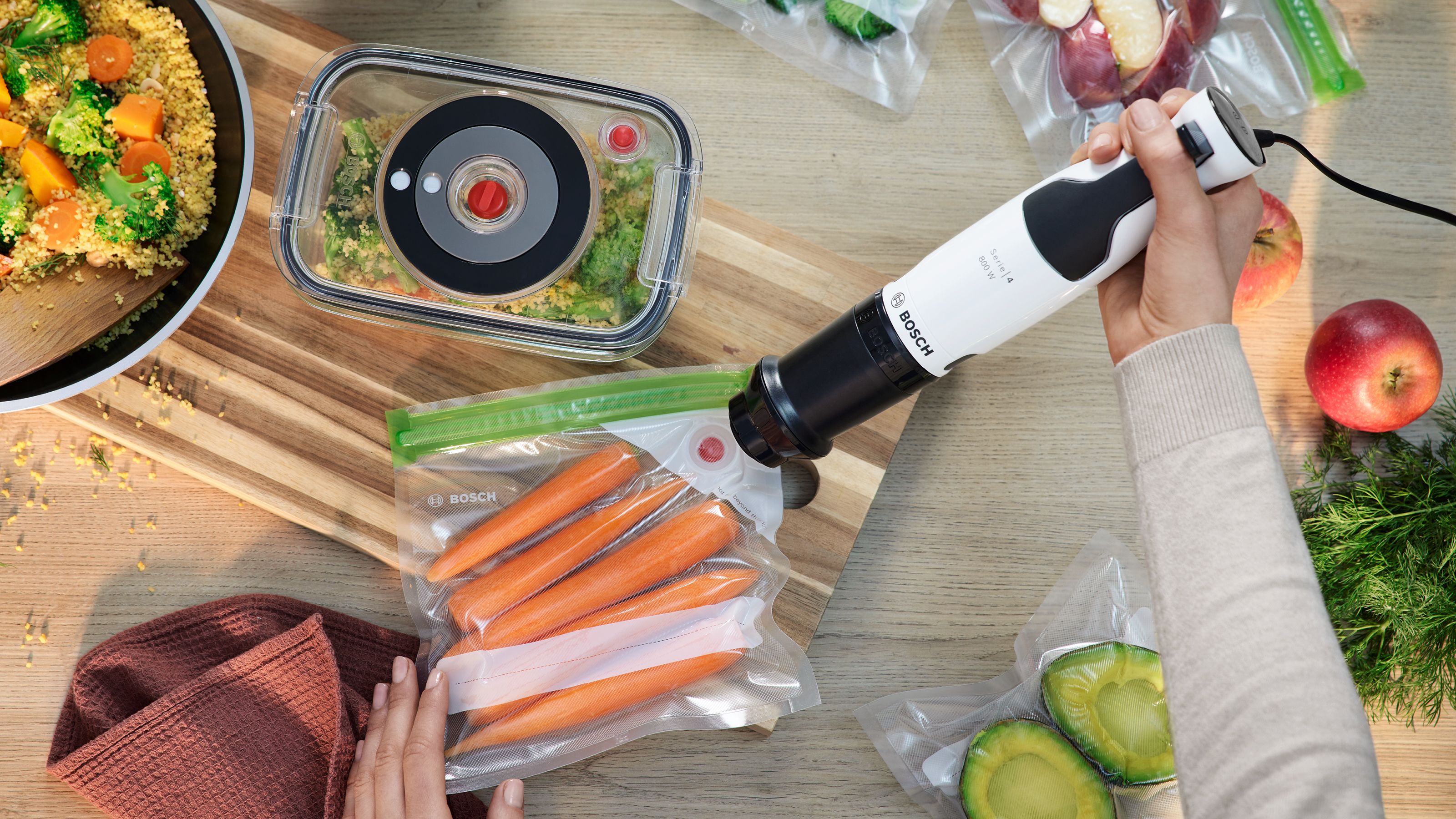 Bosch SDA Stabmixer Express ErgoMaster,Serie4 MSM4W421 ws/gr