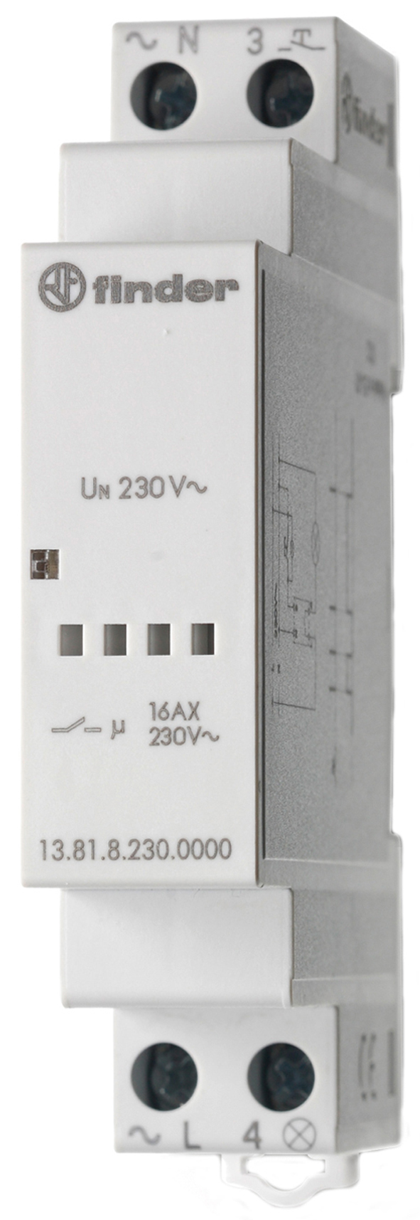 Finder Stromstoßschalter 1S 16A 230VAC 13.81.8.230.0000