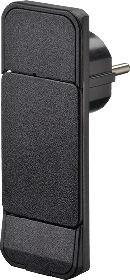 Bachmann Schutzkont.-Flachstecker sw, ohne Ltg 933.008