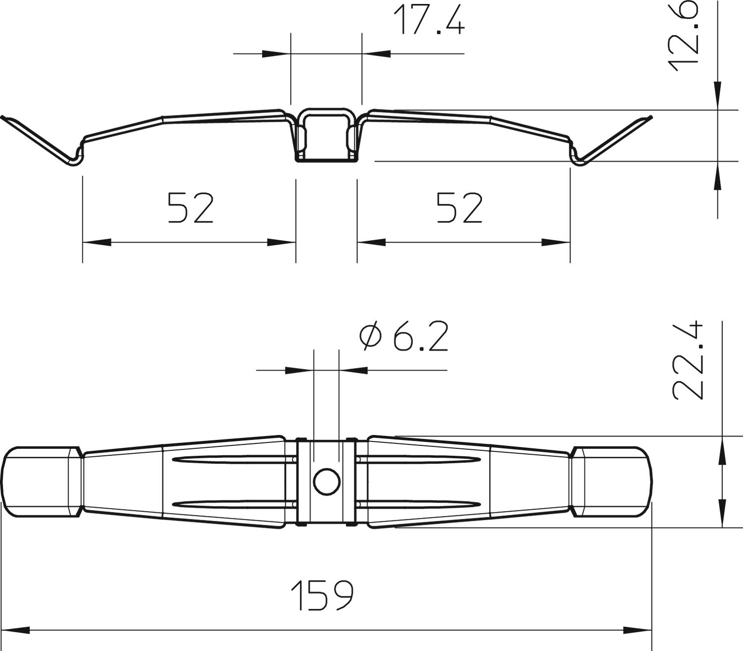 OBO Bettermann Vertr Kabelklammer VA 1.4310 2034 M A2