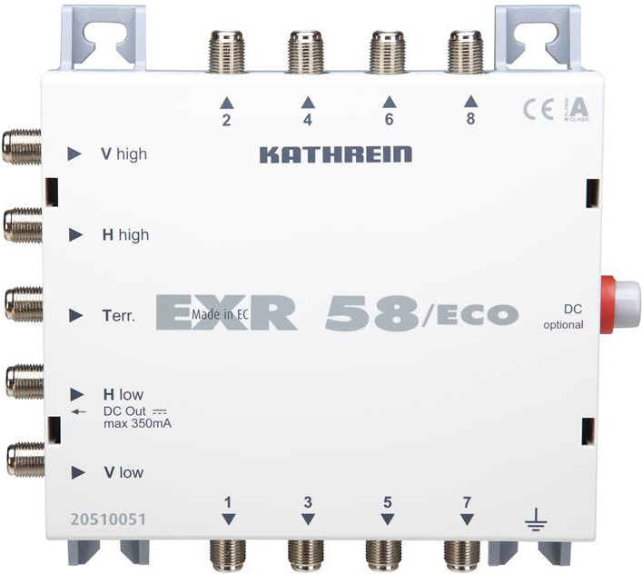 Kathrein Multischalter 4 Sat-Ebenen,terre. EXR 58/ECO