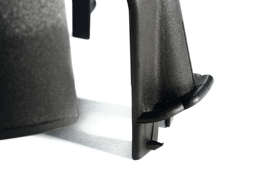 HellermannTyton Deckenabstandhalter sw, PA66GF15 BK 10 SpotClipII 148-00098