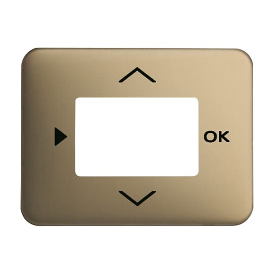 Busch-Jaeger Zentralscheibe bronze f.Timer-Bedienelem. 6435-21