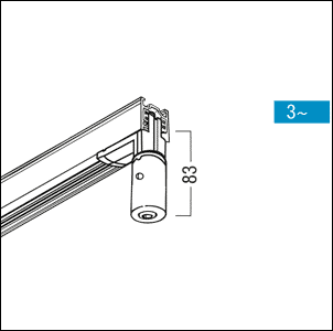 Zumtobel Group Pendel-Adapter 3ph ws ANSCHL-GEH WH 3CU ADAPT #60280071