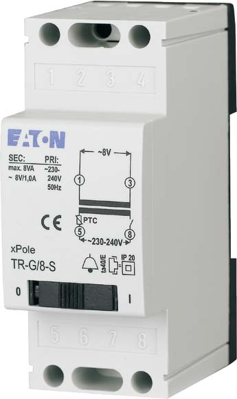 Eaton (Installation) Klingeltransformator 4-8-12V/2A TR-G3/18
