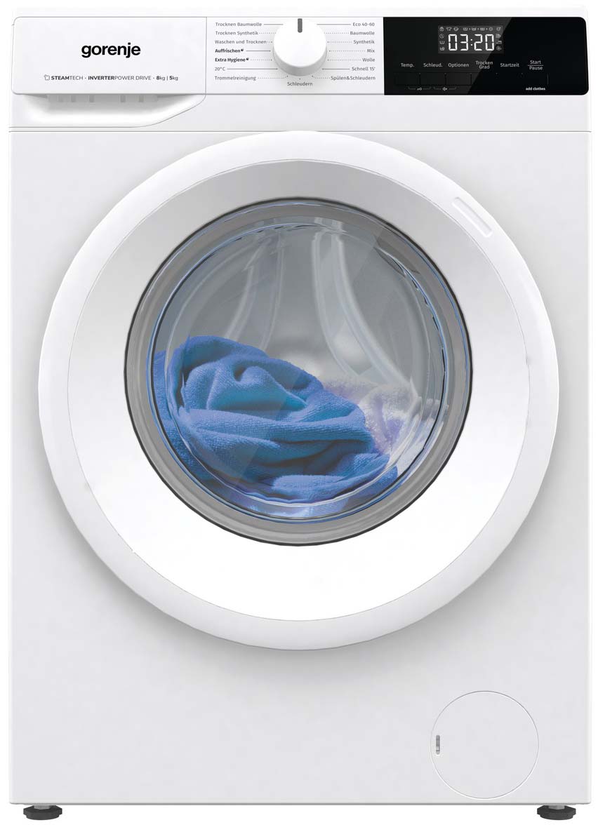 Hisense Gorenje DA Waschtrockner 8/5kg,1400Upm,Steam W3D2A854ADPS/DE