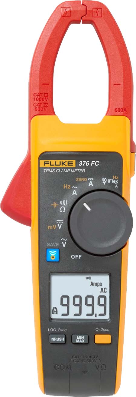 Fluke Strommesszange 1000A AC/DC mit I-Flex FLUKE-376 FC