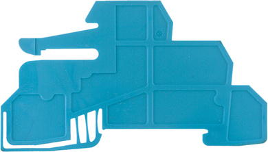 Weidmüller Halteplatte 1,5mm blau WHP WDL2.5/S BL