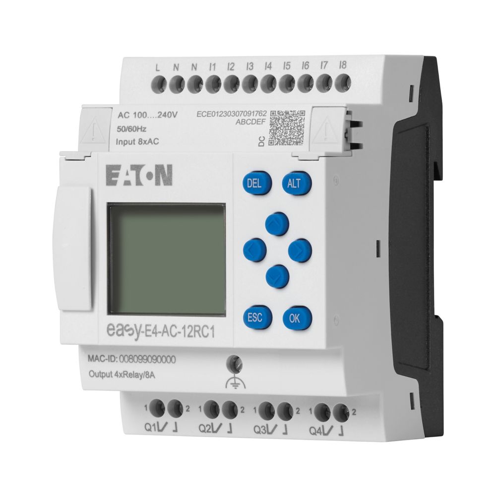 Eaton (Moeller) Steuerrelais 8 digitale Eingänge EASY-E4-AC-12RC1