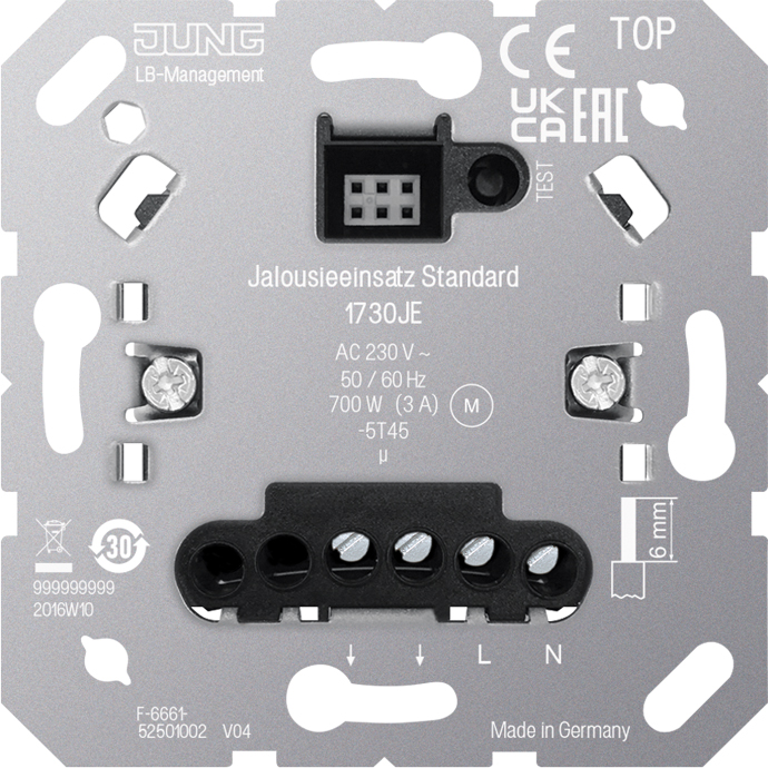 Jung Jalousieeinsatz Standard 1730 JE