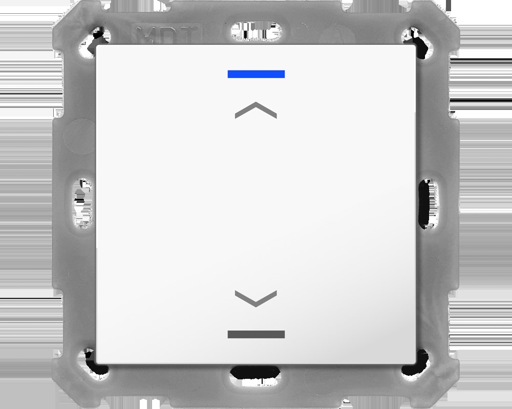 MDT technologies Taster Light 55 1-fach RGBW,rws/glä,neutral BE-TAL5501.A1