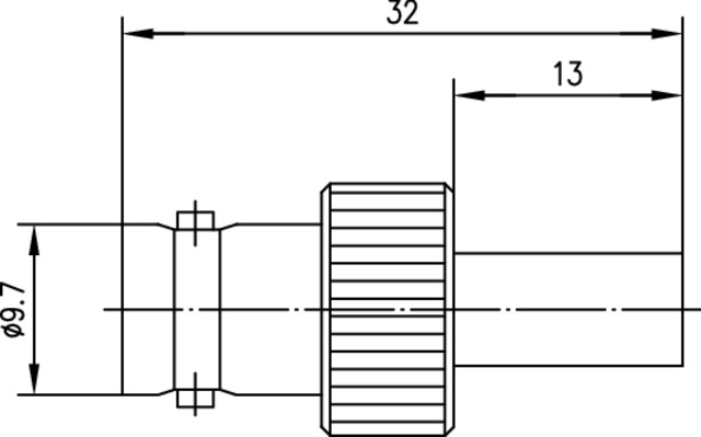 Telegärtner BNC Kabelbuchse 75 Ohm RG62A/U 100023558