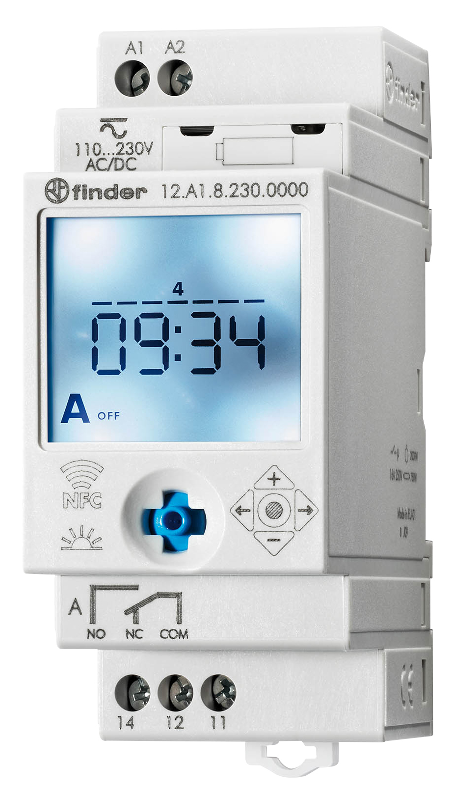 Finder Zeitschaltuhr 1 Wechsler, 16A 12.A1.8.230.0000