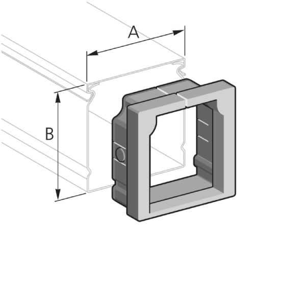 25 STK Pflitsch Kantenschutz 30x30mm sw PIK KS 30/30 TPE