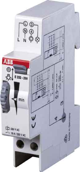 ABB Stotz S&J Treppenlichtzeitschalter 0,5-20min,6VA E232E-230N