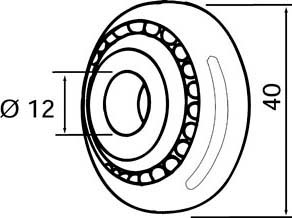 DELTA DORE Kugellagereinsatz 4024