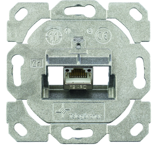 Telegärtner Modulaufnahme AMJ-S 1fach UP/0flex Cat6A T568B 100022969