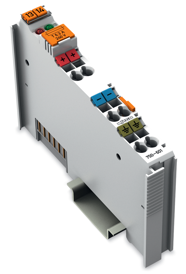 WAGO GmbH & Co. KG Potentialeinspeisung DC24V m.Sicherungsh. 750-601