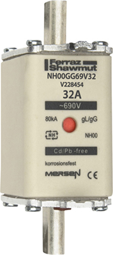 Mersen NH-Sicherungseinsatz SF Gr.00 gG 32A/690V KM NH00GG69V32