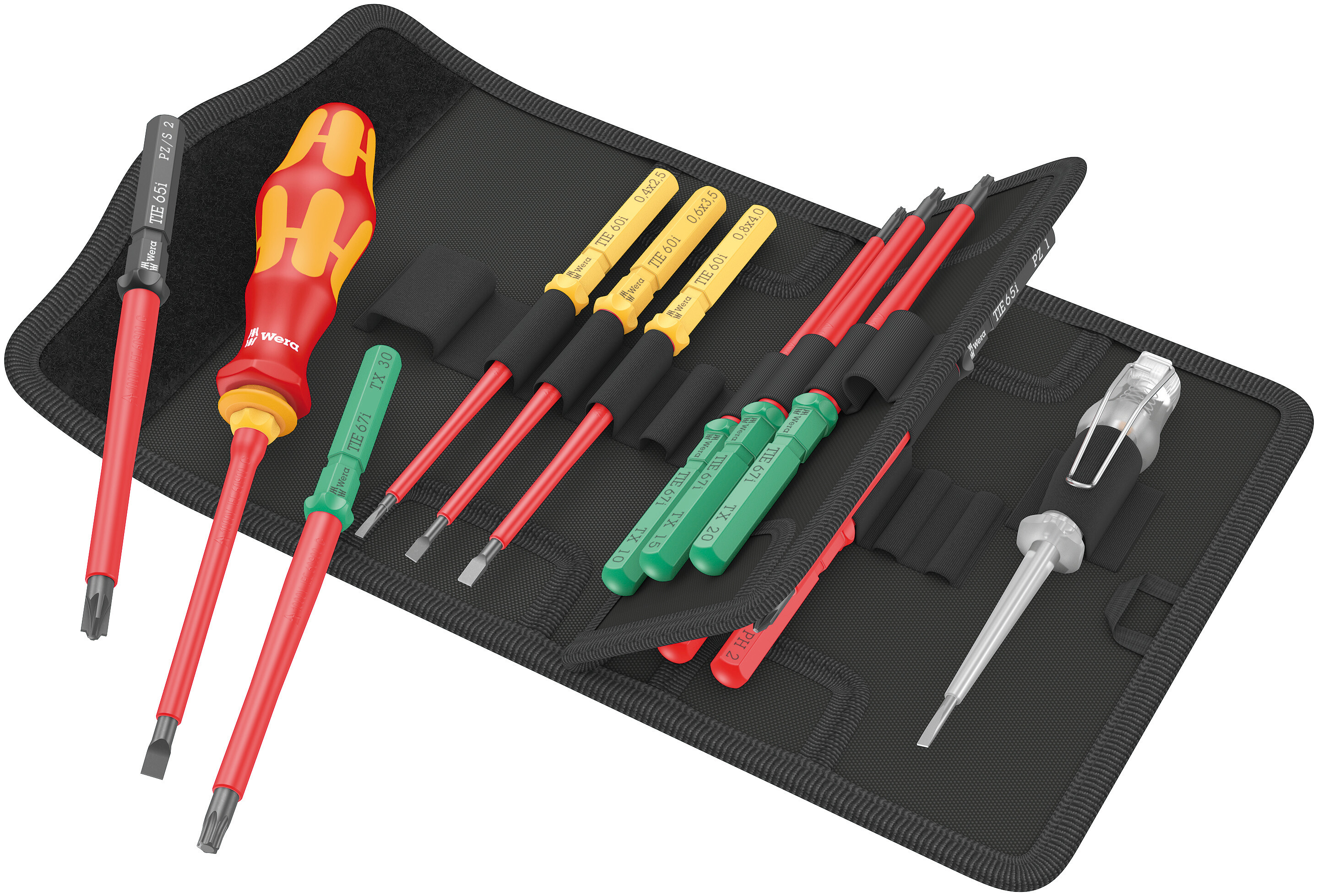 Wera Werk Kraftform Kompakt VDE 16 Finder, 16-teilig 05006607001